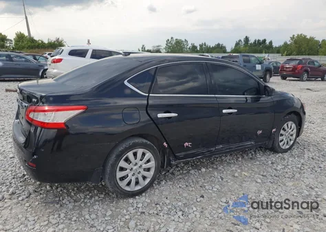 2015 Nissan Sentra S из США, поврежденный, VIN 3N1AB7AP7FL672123